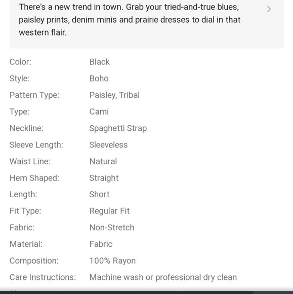 SHEIN Printed Cami Sundress  -  XS  NWT - Picture 8 of 8